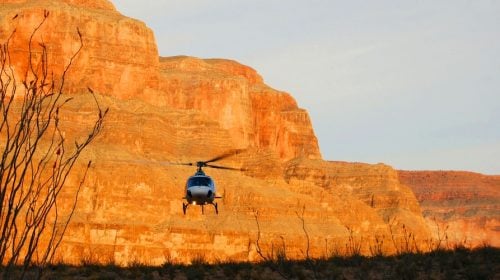 Grand Canyon West Rim Helicopter Flight with Floor Landing