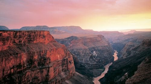 Grand Canyon Helicopter Flight at Sunset with Limo