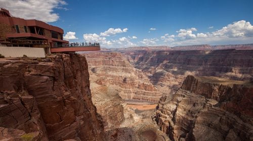 Grand Canyon West Rim Bus Tour with Helicopter, Boat and Skywalk