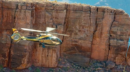 VIP Grand Canyon Helicopter Flight with Floor Landing and Limo